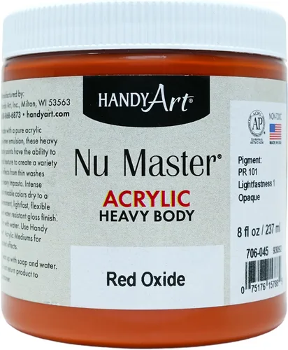 Vista 35 de Handy Art Nu Master - Pintura acrílica de cuerpo pesado, 8 onzas, carmesí Alizarin