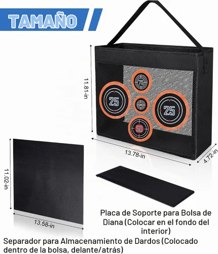 Vista 2 de Objetivo de juguete compatible con pistolas Nerf, red portátil y plegable para práctica de tiro, con malla para jugar al aire libre o en interiores