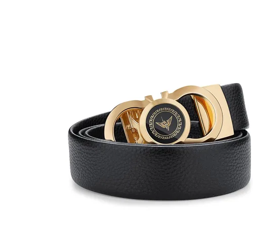 Vista 2 de VANNANBA Ratchet Leather Belt for MenFashion Belt Men Automatic Bucklewith Elegant Gift Box
