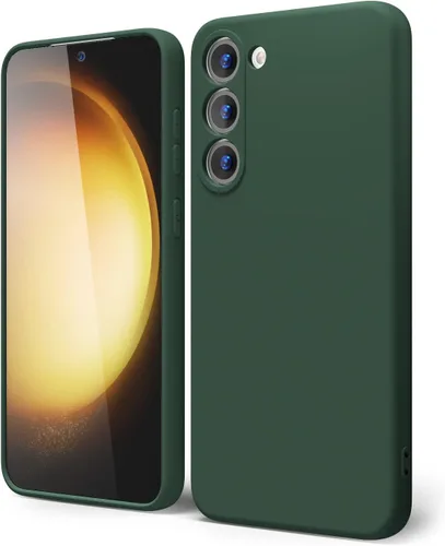 Vista 145 de oakxco Funda para teléfono Samsung Galaxy S8 de silicona líquida, delgada y fina de gel de goma suave TPU cubierta protectora simple llana