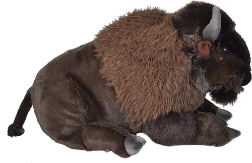 Vista 7 de Wild Republic Jumbo - Animal gigante de peluche, Bisonte, 30