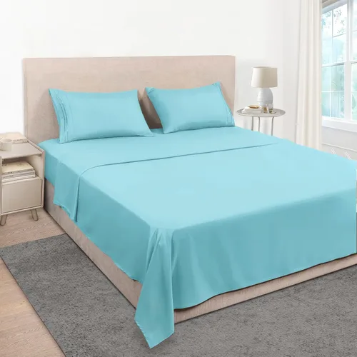 Vista 37 de Mejoroom Juego de sábanas tamaño individual – Sábanas individuales de Hotel Collection – Sábanas y fundas de almohada con sábana bajera de bolsillo