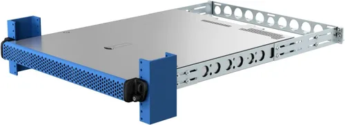 Vista 2 de RackSolutions Kit de riel universal de montaje en rack de 1U y 2 postes para todos los servidores con barra de gestión de cables - Dell HP IBM Lenovo