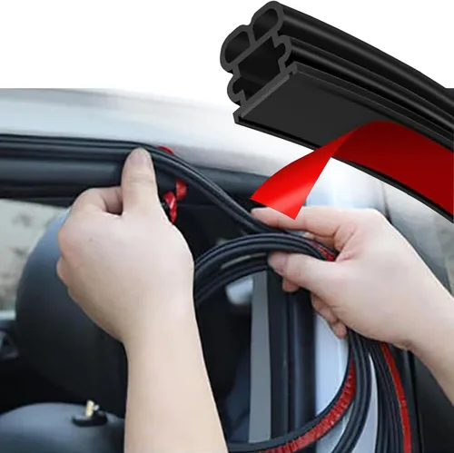 Vista 9 de Sello de cubierta Tonneau para camión, kit de sellado de puerta trasera, sello de goma para tapa de camionetas, sello de carcasa de cámper con doble