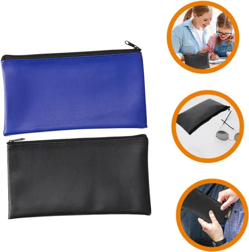 Vista 4 de Tofficu 2 unids impermeable bolsa de depósito carpetas de oficina impermeable bolsa de documentos impermeable bolsa de documentos carpeta de recibos