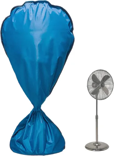 Vista 11 de J&C Cubierta de ventilador 420D impermeable para ventiladores de piso, cubiertas de ventilador de pedestal, a prueba de polvo, protección completa
