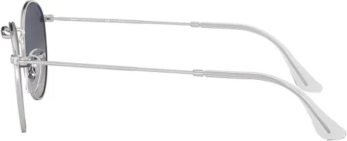Vista 4 de Ray-Ban Gafas de sol polarizadas redondas plateadas y azules plateado