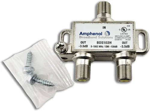 Vista 6 de Cable coaxial de alto rendimiento digital HD de 2 vías de 1 GHz (BDS102H) paquete de 2