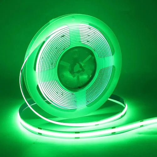 Vista 17 de COB - Tira de luces LED, 1.6 ft/1.6 pies, flexible, flexible, flexible, flexible, tira de luces LED COB DC 5V 320 LEDs/m, blanco cálido, 3000 K