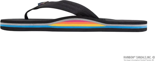 Vista 2 de Rainbow Sandals Caucho clásico de una sola capa para mujer con correa de nailon rellena de EVA