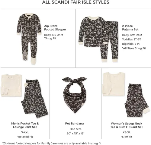 Vista 2 de Burts Bees Baby Pijama de algodón orgánico para vacaciones a juego para bebés