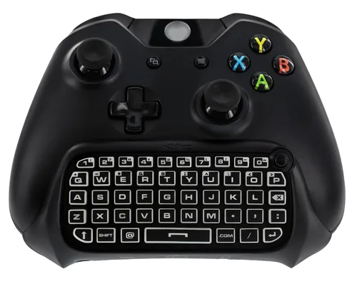 Vista 8 de Nyko Type Pad - Chat Pad Message Keyboard with Glow in the Dark Keys and 3.5mm Jack for Xbox One Wireless Controller