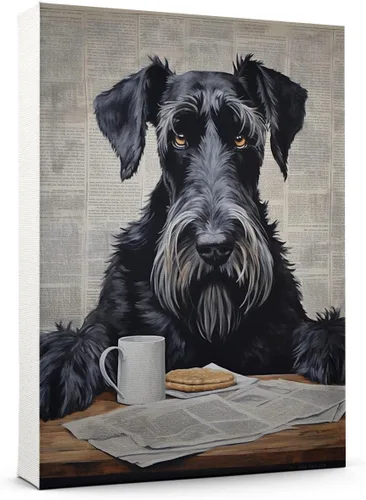 Vista 143 de Thuan Affenpinscher - Póster de lienzo con tus fotos, arte de pared para decoración del hogar, regalo conmemorativo para amantes de las mascotas