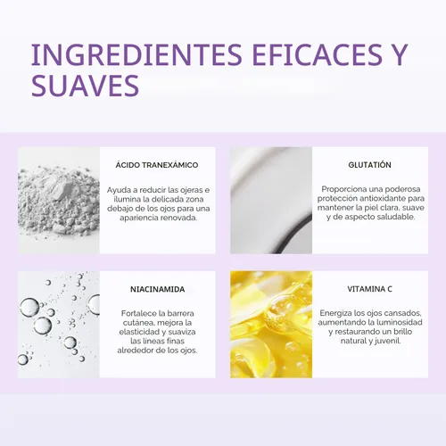 Vista 7 de Mary&May Set especial de crema para ojos de glutatión - Potente antioxidante, reduce las ojeras en los ojos, mejora el tono desigual de la piel