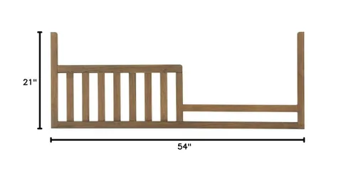 Vista 4 de Westwood Design Westfield Toddler Guard Rail, Harvest Brown