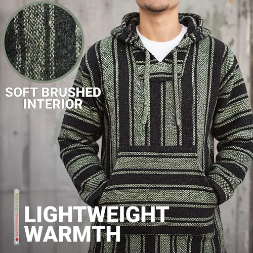 Vista 4 de Sudadera con capucha Mexicana Baja Suéter clásico con alfombra de droga Sudadera Baja para hombres y mujeres Opciones de tallas grandes y hombres
