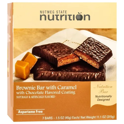 Vista 15 de Nutmeg State Nutrition Barras altas en proteínas, 7 porciones por caja (1 caja (7 porciones), chocolate negro S'mores)