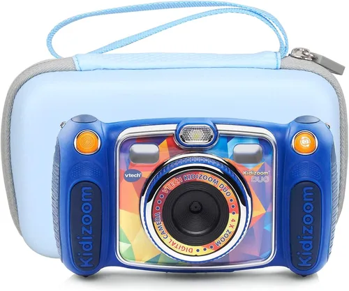 Vista 5 de Mchoi Funda rígida adecuada para cámara VTech Kidizoom Duo/Duo DX/Duo Deluxe/Twist/Pix/Pix Plus Selfie, impermeable, a prueba de golpes, para niños