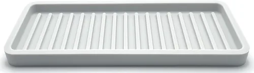 Vista 32 de Bandeja organizadora para fregadero de cocina de silicona, soporte de esponja y protector de encimera Plato y bandeja dispensadora de jabón