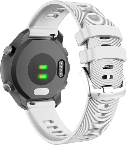 Vista 7 de ANCOOL Correa de reloj Garmin Forerunner 245/165/55/645, correa de reloj deportiva de silicona de 0.787 pulgadas compatible con Garmin Vivoactive