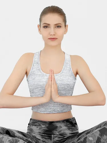 Vista 5 de Boao 4 camisetas básicas sin mangas de espalda cruzada para mujer