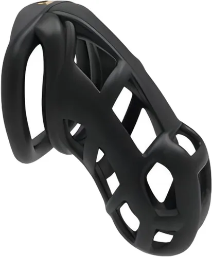 Vista 10 de Dispositivo de castidad masculina nueva jaula de castidad 3.0 dispositivo de castidad masculina con 4 anillos de resina para el pene, jaula
