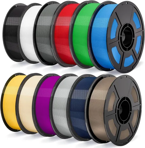 Vista 38 de Paquete de filamento PLA para impresora 3D, 22.0 lbs, 1.181-11.811 in/s para Bambu Lab AMS, AMS Lite