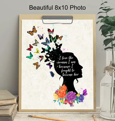 Vista 4 de Arte y decoración de pared con citas positivas, refranes inspiradores para decoración de pared, regalos de aliento para mujeres, mejores amigas
