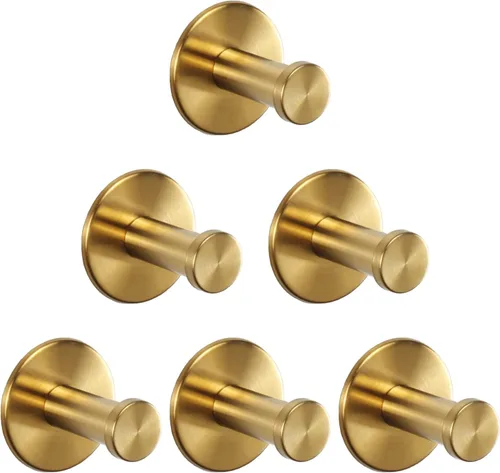Vista 13 de Ganchos para toallas de baño, paquete de 4 ganchos autoadhesivos para abrigos, resistentes sin perforaciones, gancho para bata, colgador de ropa