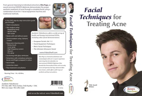 Vista 2 de Facial Techniques For Treating Acne DVD - Learn How to Clear & Heal Acne Prone Skin - Esthetician Training Video For Acne Extractions and Deep Pore