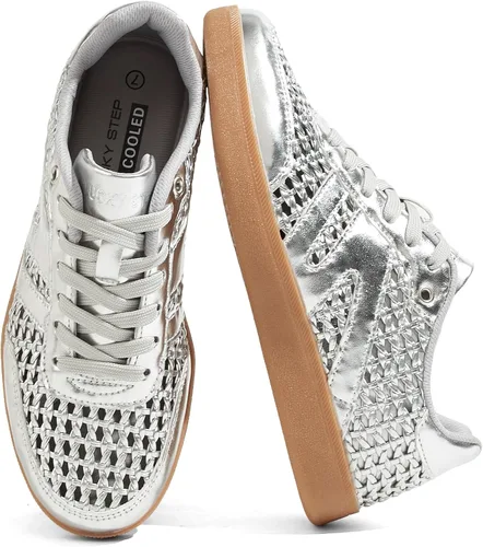 Vista 20 de LUCKY STEP Zapatillas de moda con suela de goma retro para mujer