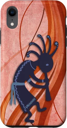 Vista 25 de Native American Kokopelli - Old School 2 - Fan Fun Case for iPhone 17