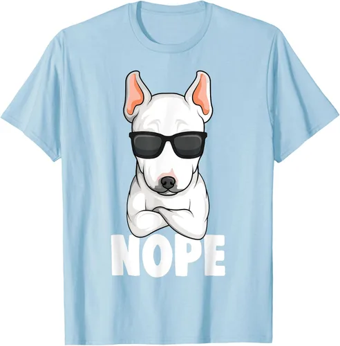Vista 110 de Camiseta de perro Bull Terrier para niños y mujeres, Negro
