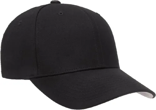 Vista 5 de Flexfit 5001 - Gorra de béisbol de sarga de algodón, 6 paneles Negro