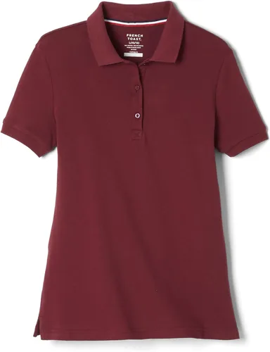 Vista 6 de French Toast Women's Juniors' Short Sleeve Stretch Pique Polo Shirt