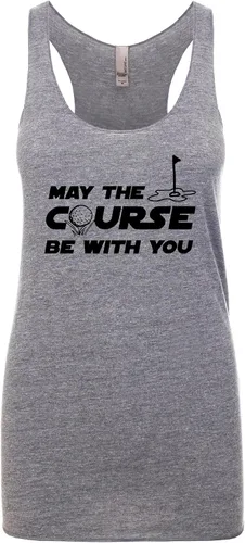 Vista 13 de Women's Graphic Racerback Tank Top, Gift for Her, Shirts with Sayings