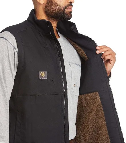 Vista 3 de ARIAT Chaleco Rebar Duracanvas para hombre