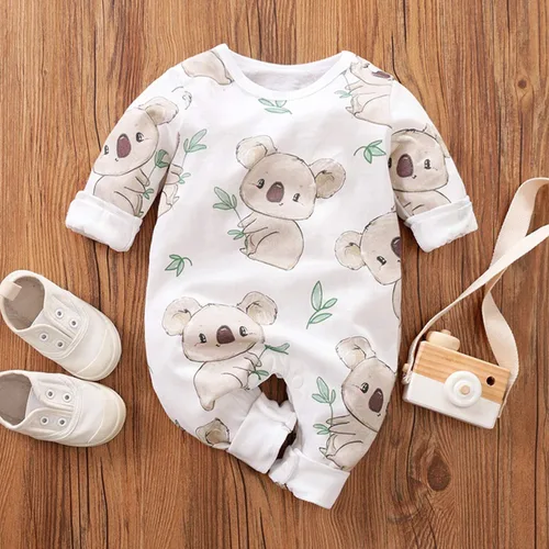 Vista 2 de YFYBaby - Mono de manga larga unisex para bebés y niñas, diseño de Koala