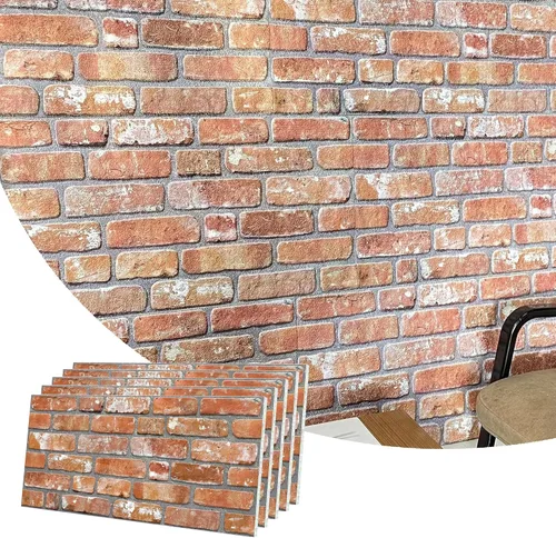 Vista 43 de Dundee Deco Paneles de pared 3D de ladrillo sintético, revestimiento, paneles de pared con aspecto de piedra gris, revestimiento de espuma