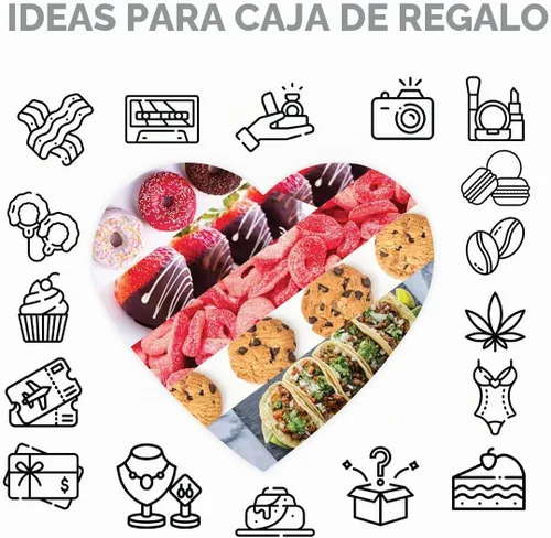 Vista 6 de Andaz Press Caja en forma de corazón para el día de San Valentín con tapa, caja en forma de corazón para fresas, dulces, dulces, flores, rosas