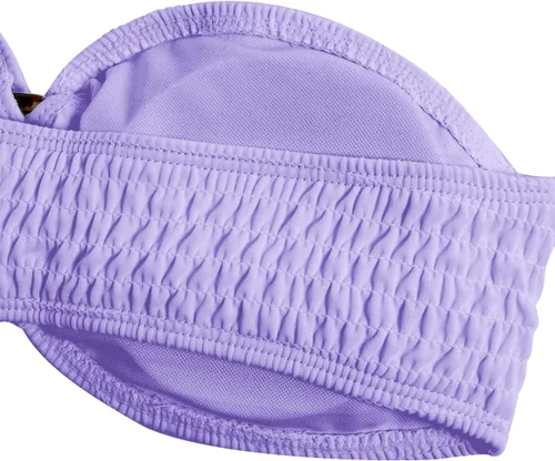 Vista 70 de WDIRARA Conjunto de bikini de 2 piezas sin tirantes para mujer