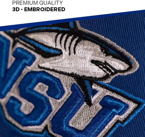 Vista 3 de Desert Cactus Nova Southeastern University Baseball Hat NSU Sharks Brimmed Embroidered Cap Adjustable Cloth Strap Adult