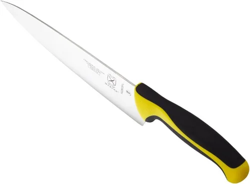 Vista 4 de Mercer Culinary Millennia Color Handle Cutlery - Cuchillo de chef, mango de color 8 pulgadas amarillo