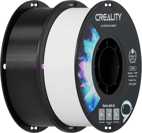 Vista 15 de Creality Filamento de poliuretano termoplástico de 1.75 pulgadas, 4.4 lbs, filamento de impresión 3D 95A, alta dureza y resistencia
