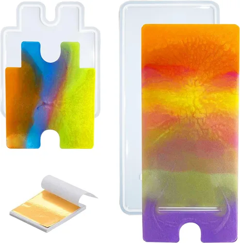 Vista 9 de Molde de silicona de resina de 3 niveles para tartas y postres, juego de moldes de fundición epoxi con accesorios de hardware para bricolaje