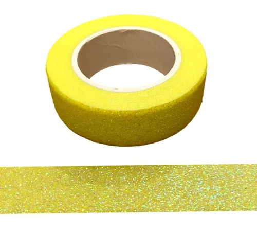 Vista 8 de Syntego Cinta Washi con purpurina decorativa para manualidades, autoadhesiva, con purpurina (oro rosa oscuro)