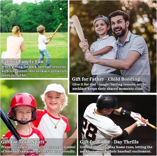 Vista 2 de Collar con colgante deportivo para hombres, mujeres, adolescentes, fútbol, baloncesto, béisbol, fútbol, deportes, regalos para fanáticos del