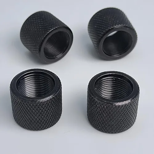 Vista 2 de Paquete de 4 protectores de rosca de 1/2 x 28 para la mayoría .22LR .223 y 5.56