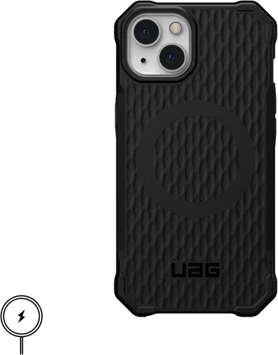 Vista 3 de URBAN ARMOR GEAR UAG - Funda diseñada para iPhone 13, color negro, compatible con MagSafe, resistente, delgada, antimicrobiana, ergonómica, funda