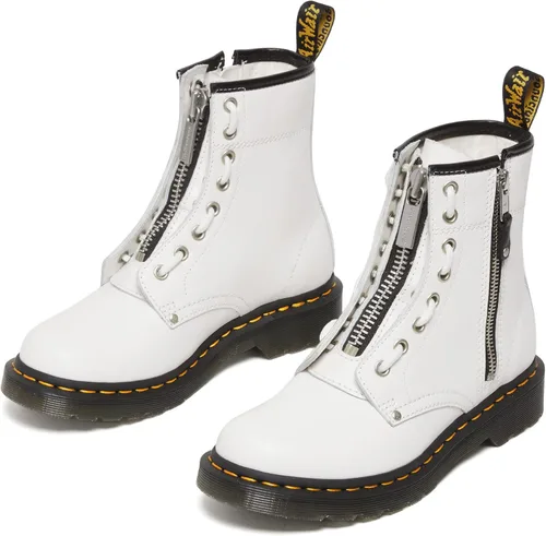 Vista 5 de Dr. Martens Botas de moda con cremallera doble 1460 para mujer